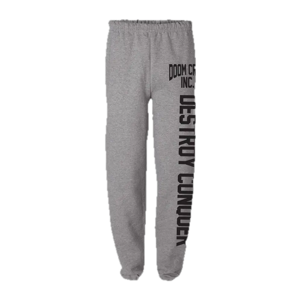 Doom Crew Grey Athletic Joggers