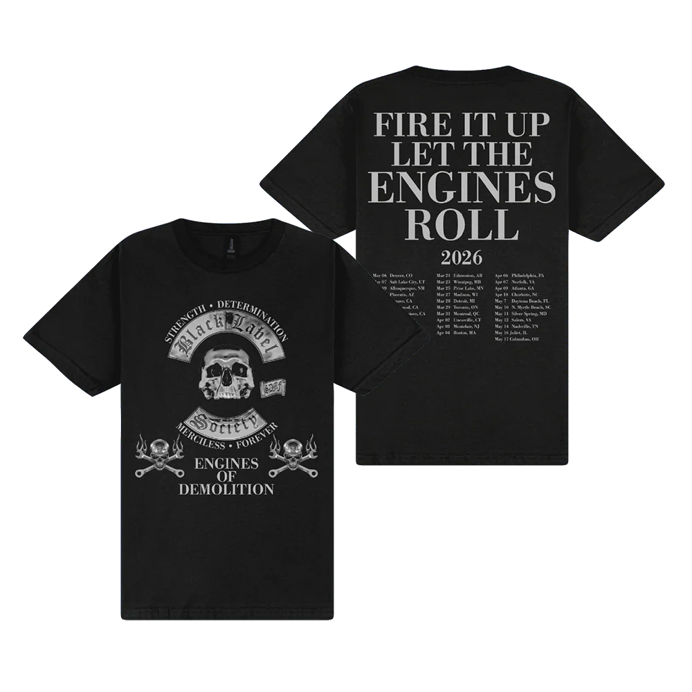 Engines Of Demolition Black Tour Tee