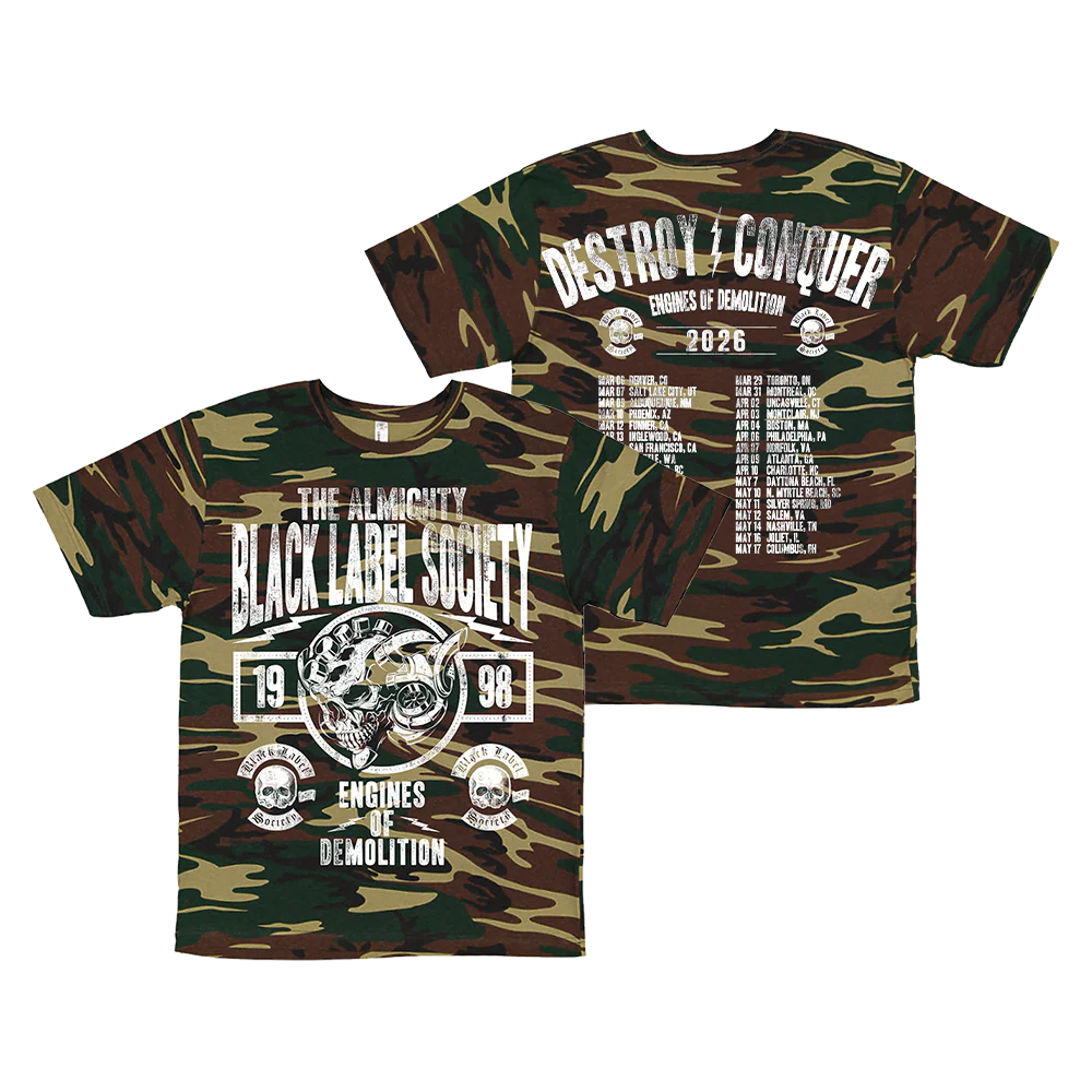 Engines Of Demolition Camo Tour Tee