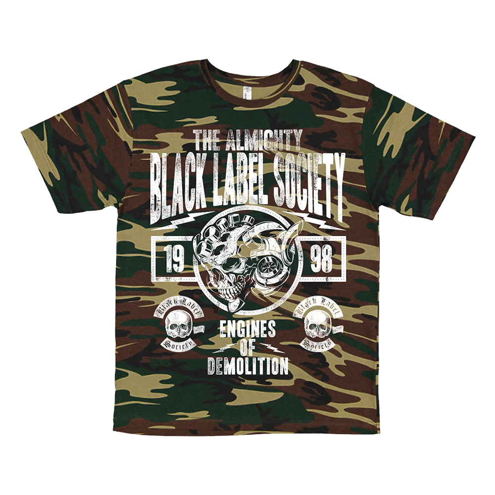 Engines Of Demolition Camo Tour Tee - Image 2