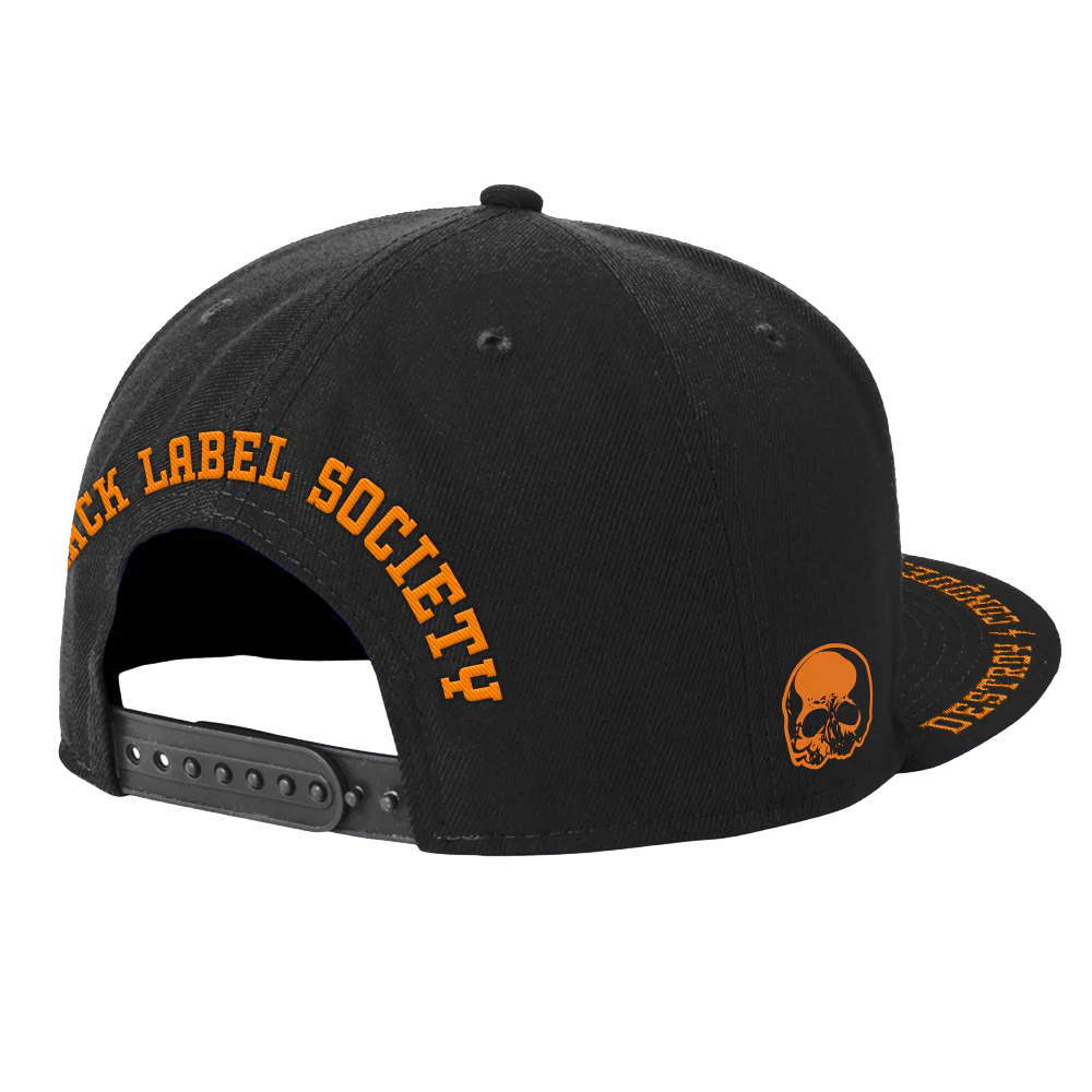 Engines Of Demolition Deluxe Black Snapback Hat - Image 3