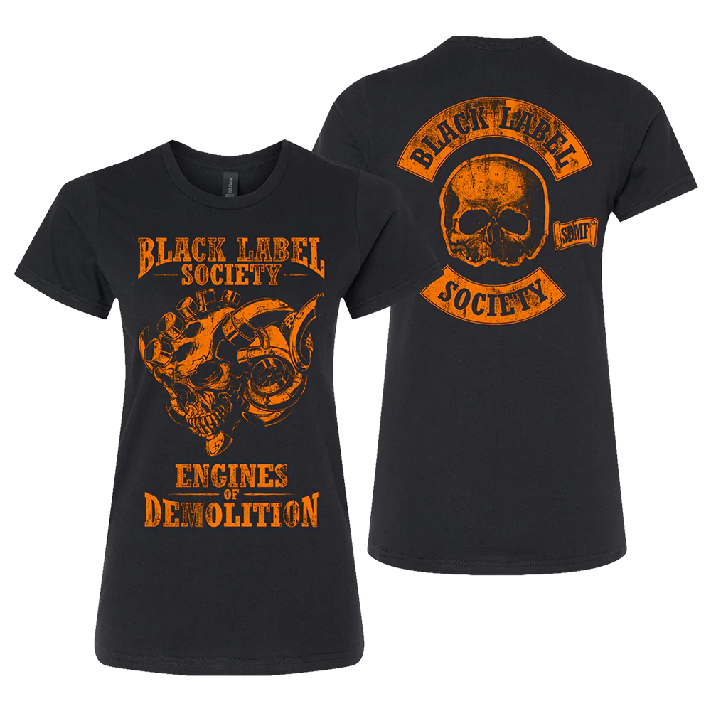 Engines Of Demolition Skully Ladies Tee